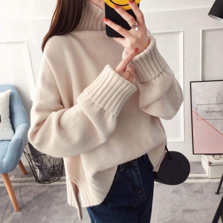 Pull à col roulé Femme Mode Épaississant