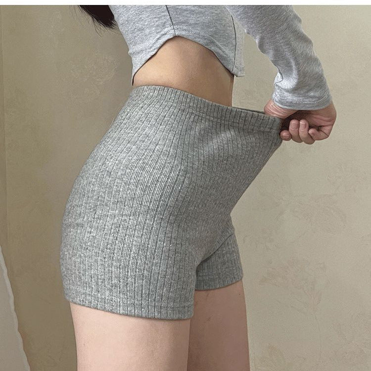 Shorts de fitness pour femmes Taille haute Effet liftant Pantalon de yoga moulant