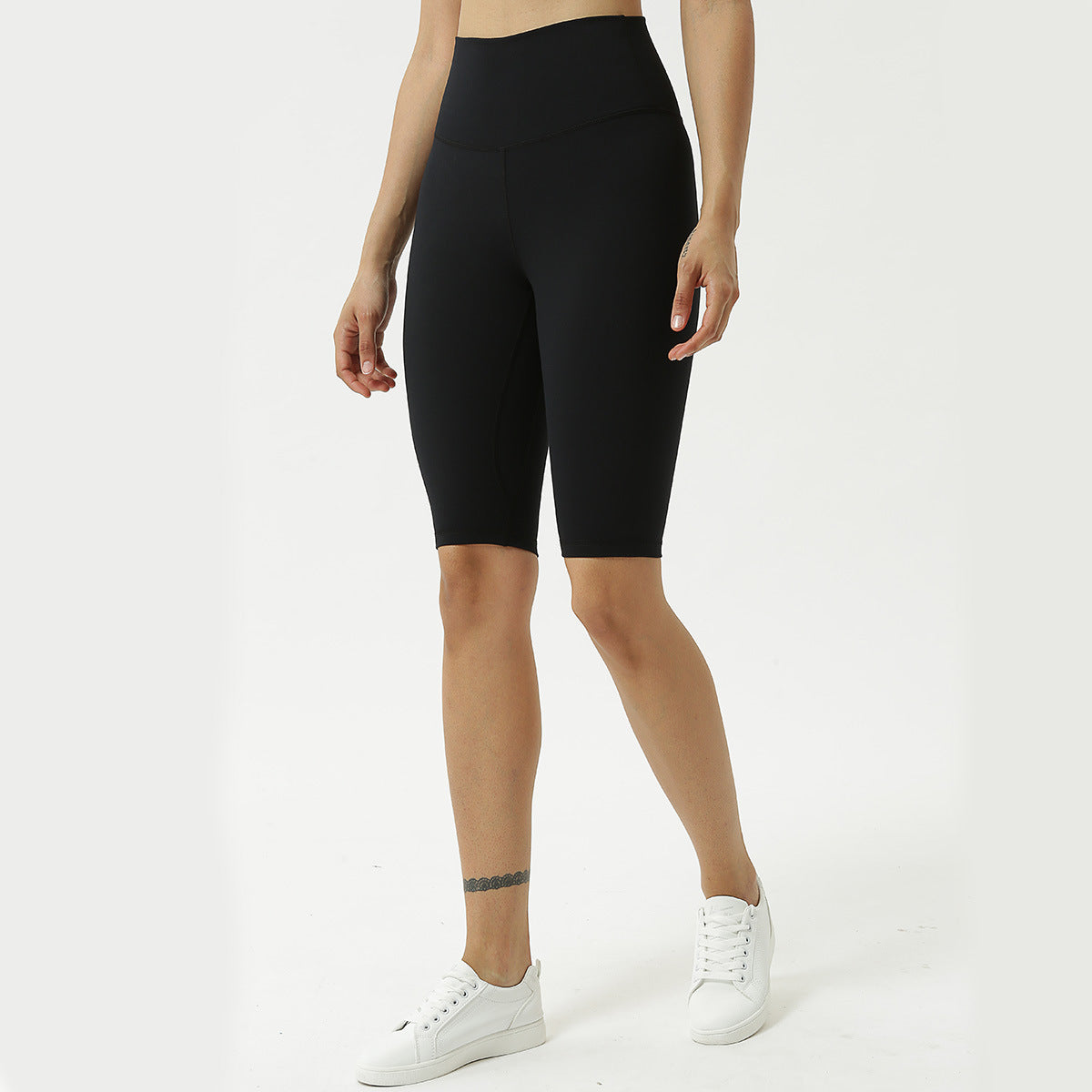 Pantalon de yoga taille haute nude pour femme