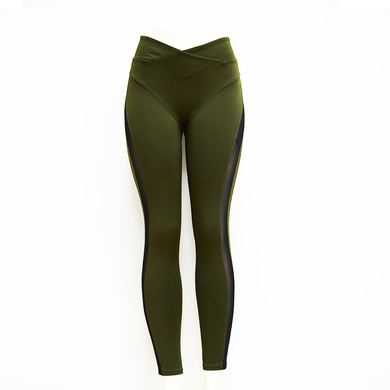 Nouveau Legging de sport élastique taille haute pour femme