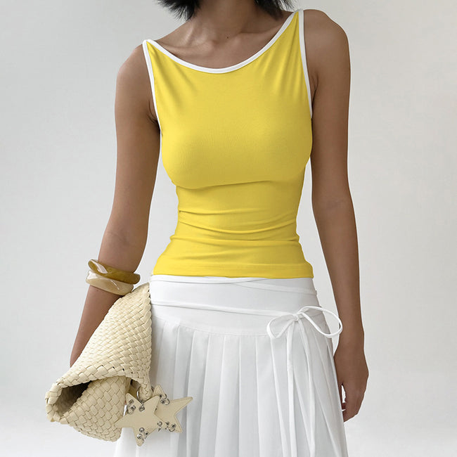 Camisole courte décontractée sport ajustée pour femme Hover Image