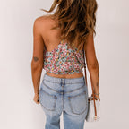 Gilet Sexy Sans Bretelles Dos Nu Femme