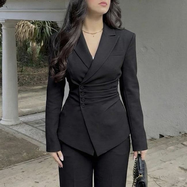 Blazer asymétrique élégant et stylé pour femmes Main Image