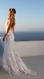 Robe de mariée sexy en dentelle pour femme