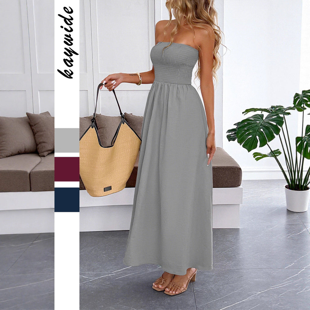 Robe bustier cintrée pour femme