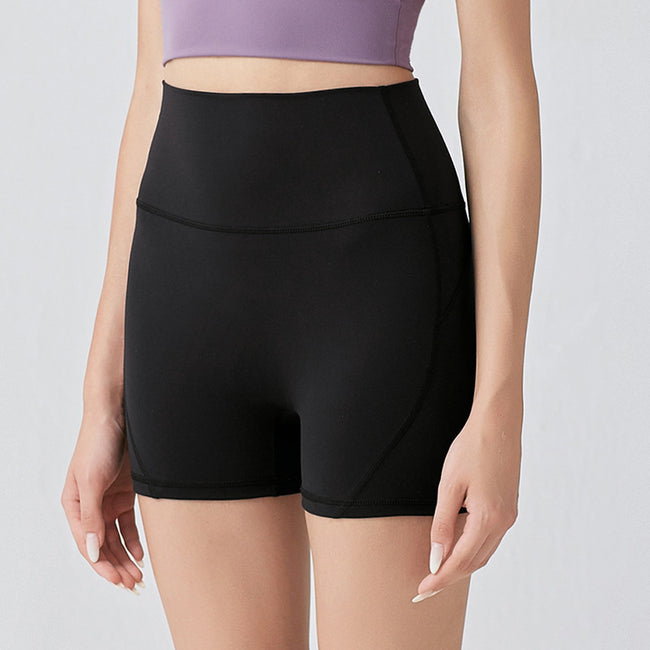 Short de yoga "zéro gêne" pour femme - Effet push-up fessier Hover Image