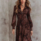 Robe Imprimée Haut de Gamme Tendance Pour Femmes
