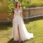 Robe de mariée ajustée asymétrique pour femme