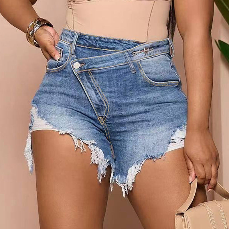 Shorts en jean pour femme de style personnel