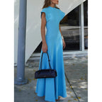 Robe ajustée fendue pour femmes