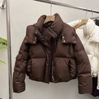 Veste à capuche ample et chaude pour femmes, à la mode