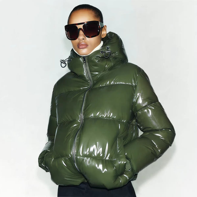 Veste de sports d'hiver épaisse pour femme Main Image