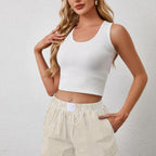 Shorts rayés décontractés individuels de mode pour femmes