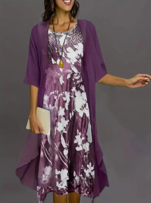 Ensemble deux pièces robe en mousseline d'été