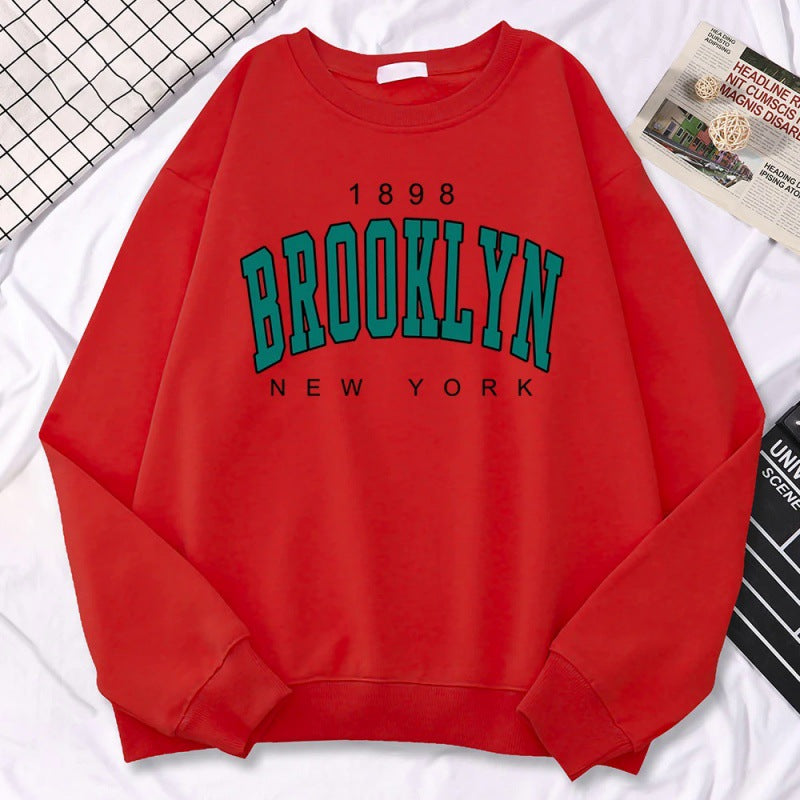 Sweats femme automne kawaii 1898 Brooklyn