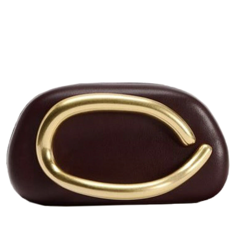 Sac de soirée à bandoulière rond classique européen et américain pour femme