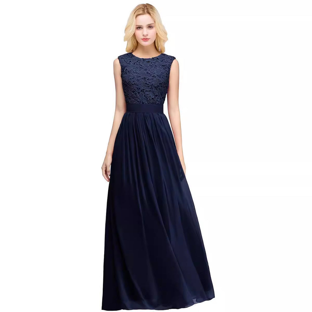 Robe de soirée élégante et sexy sans manches