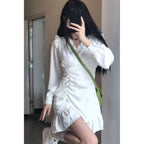 Robe française douce et délicate
