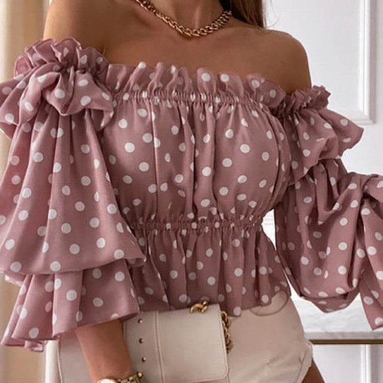 Chemises Femmes Blouse Manches Longues Sexy