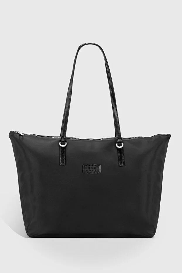 Sac fourre-tout noir pour femmes Hover Image