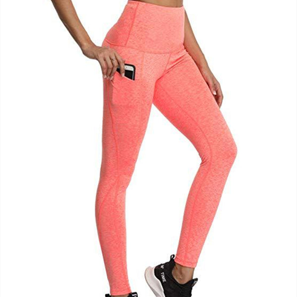 Pantalon de yoga décontracté avec poches pour femme