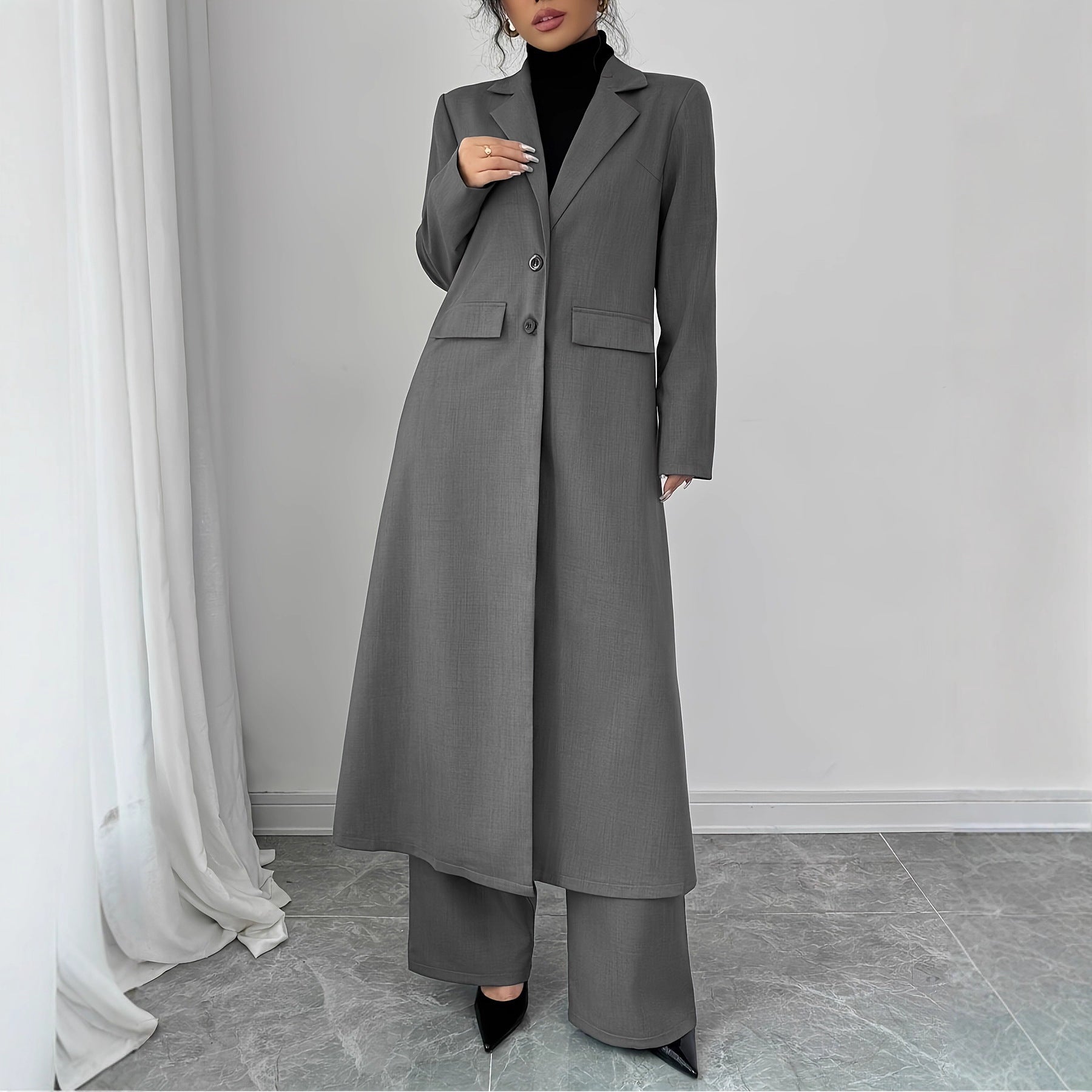 Ensemble deux pièces pantalon élégant et gracieux