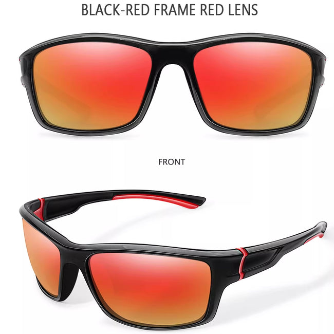 Lunettes de soleil polarisées carrées de luxe vintage pour hommes et femmes Main Image