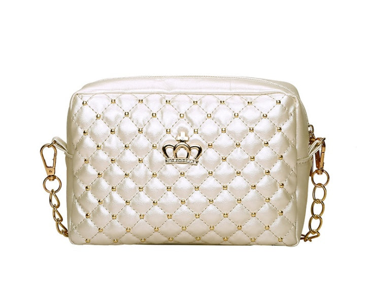 Sac à bandoulière en PU clouté pour femme
