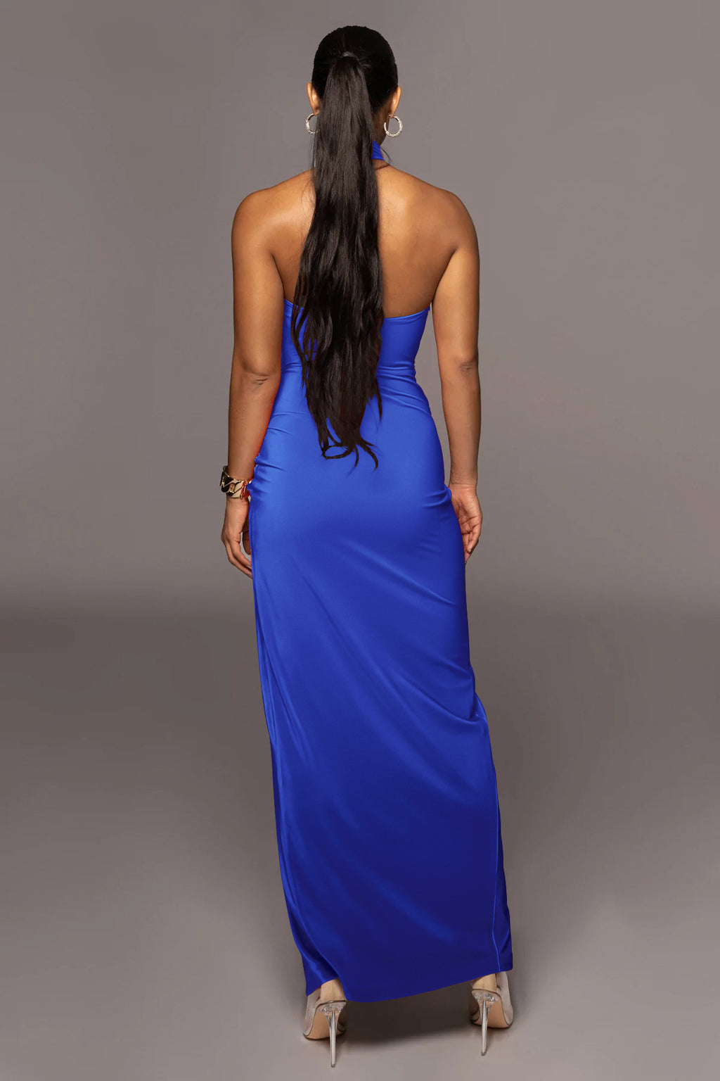 Robe plissée sans manches élégante pour femme