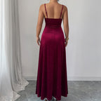 Robe moulante élégante sans bretelles pour femme
