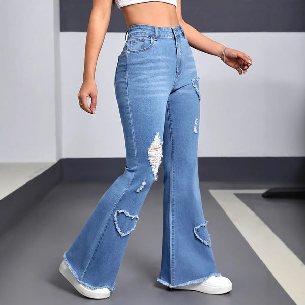 Jeans en jean décontractés et élégants pour femme