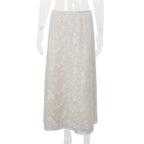 Jupe courte sexy taille basse, au crochet, motif floral, tendance et élégante, coupe slim
