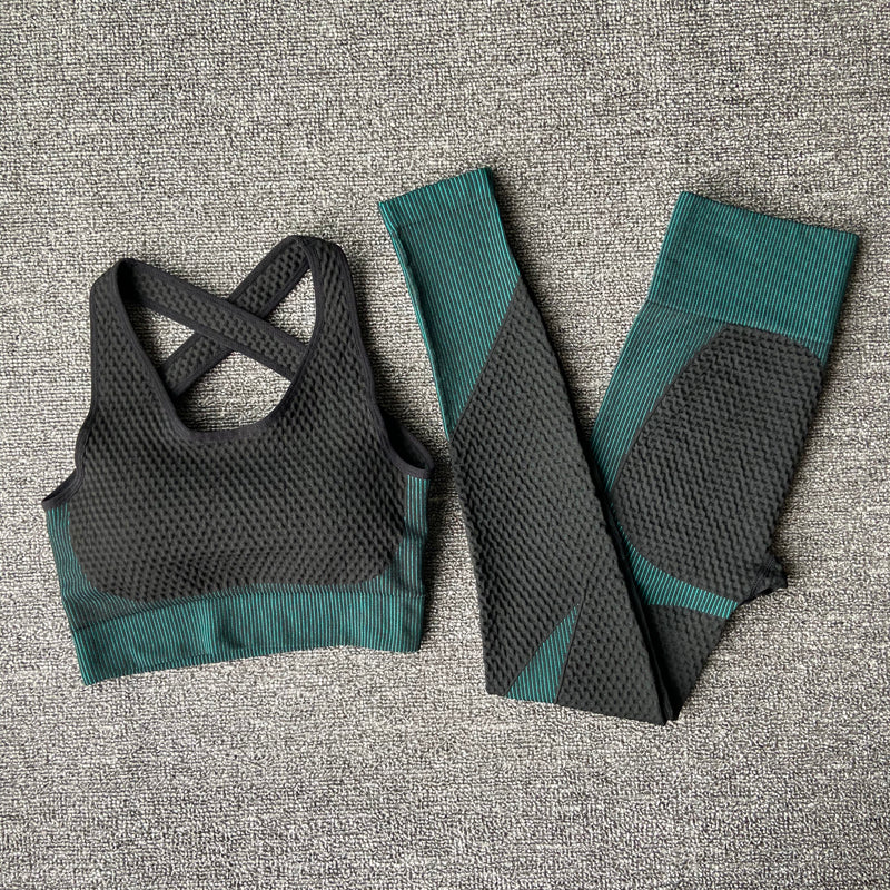 Ensemble de yoga pour femme, tenue de sport pour la gym