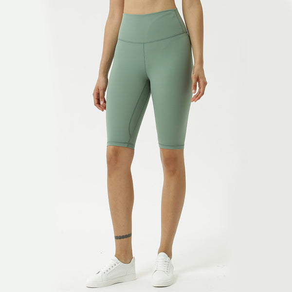 Pantalon de yoga taille haute nude pour femme
