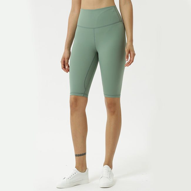 Pantalon de yoga taille haute nude pour femme Hover Image