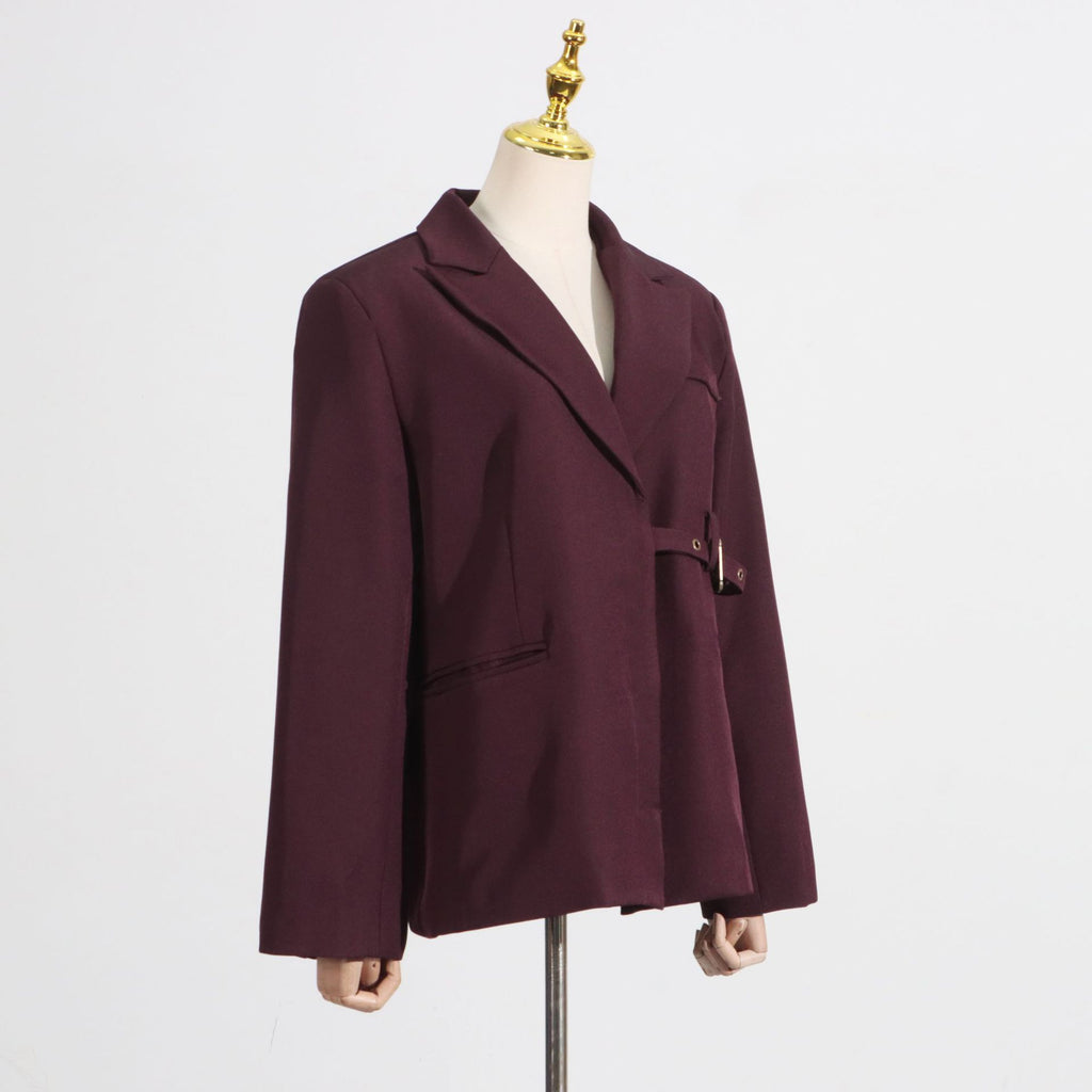 Blazer irrégulier élégant pour femme