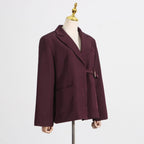 Blazer irrégulier élégant pour femme
