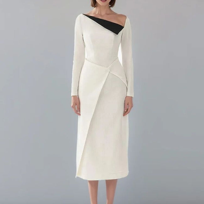 Robe femme couture française personnalité mode Hover Image