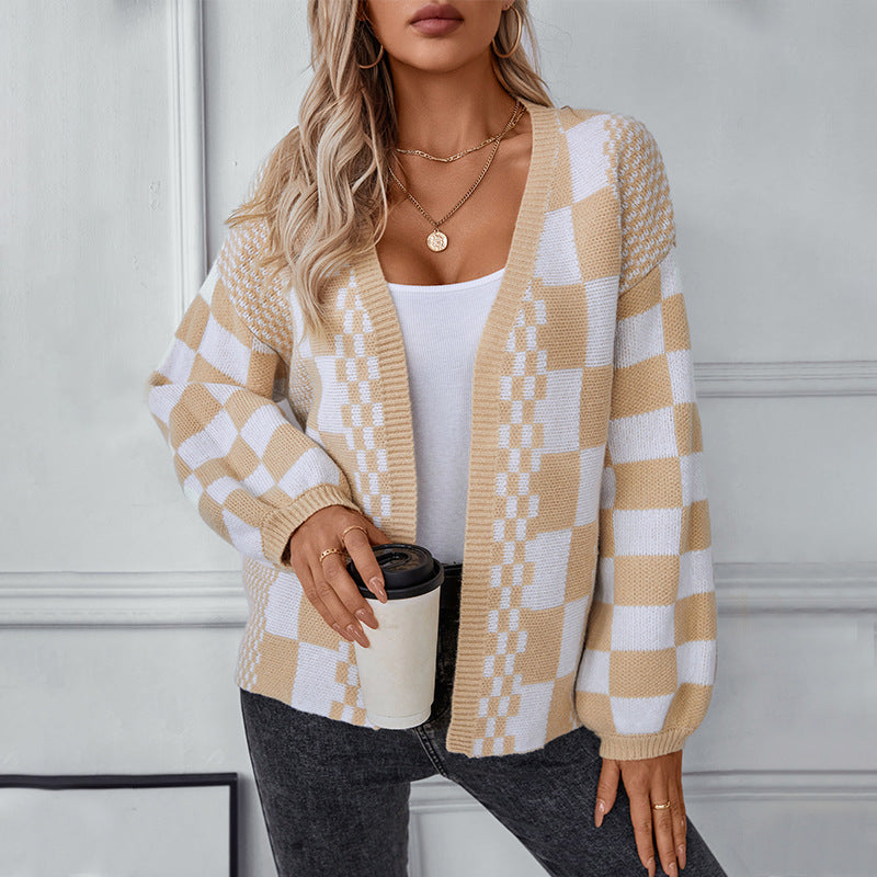 Pull pour femme ample à manches lanternes