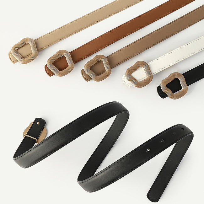 Ceinture à Boucle Géométrique Femme Main Image