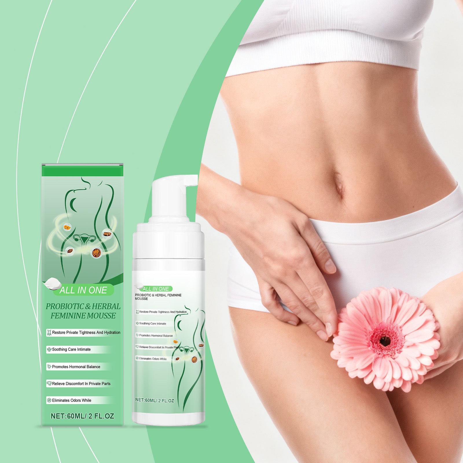 Formule Douce Mousse Corporelle Confortable Pour Femmes