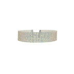 Collier ras du cou entièrement en cristal strass pour femmes, bijoux de mariage, ras de cou pour femmes