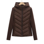 Autumn And Winter New Slim Fit Slimming Hooded Cotton Coat Jacket