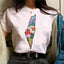 Palestine T-shirts Femme Bande dessinée Japonaise T-shirt Femme Drôle