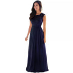 Robe de soirée élégante et sexy sans manches