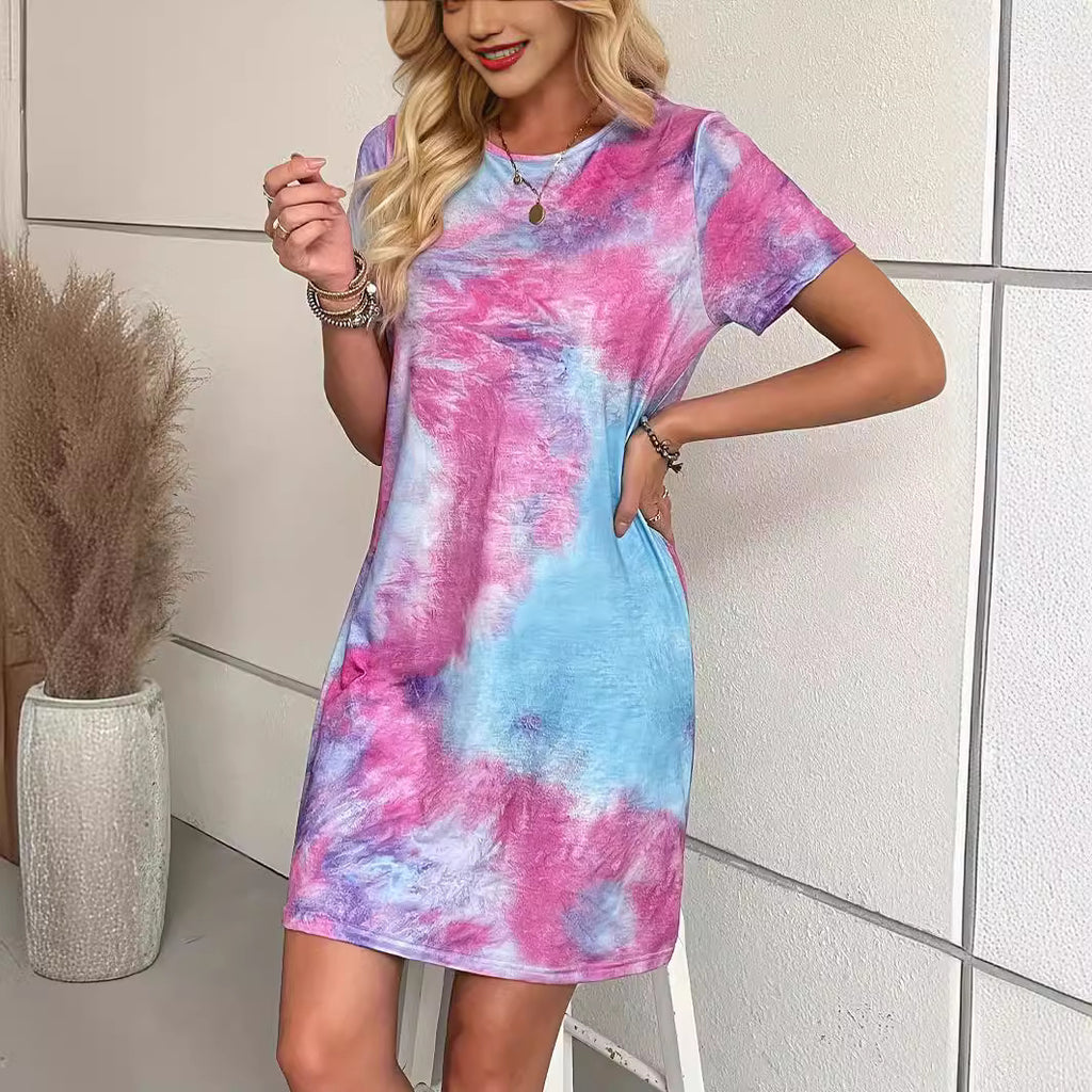 Robe décontractée pour femme imprimée numérique 3D