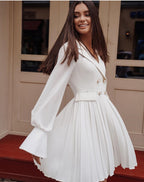 Robe blazer croisée