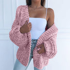Gilet chauve-souris pull femme peluche