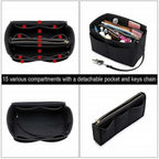 Femmes Ace Organisateur Sac à main Feutre Sac de voyage Insert Doublure Maquillage Trousse d'organisation