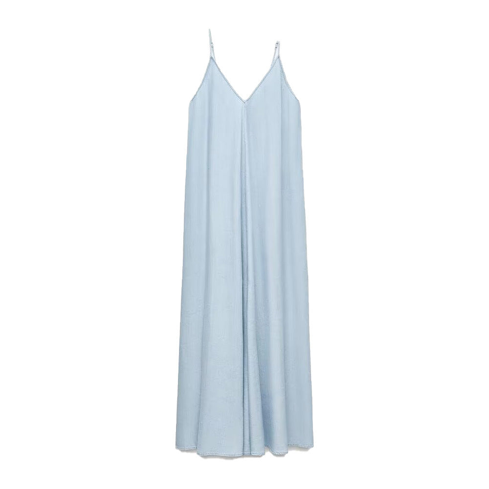 Caraco polyvalent, robe mi-longue élégante, couleur unie